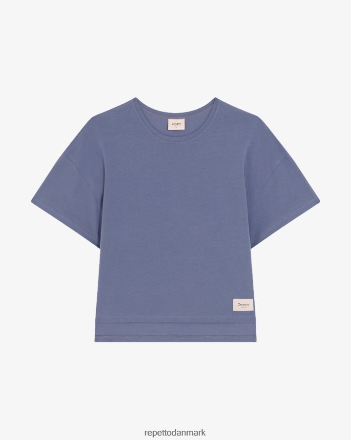 Repetto rue de la paix t-shirt Kvinder midnatsblå tøj FH8P2B315