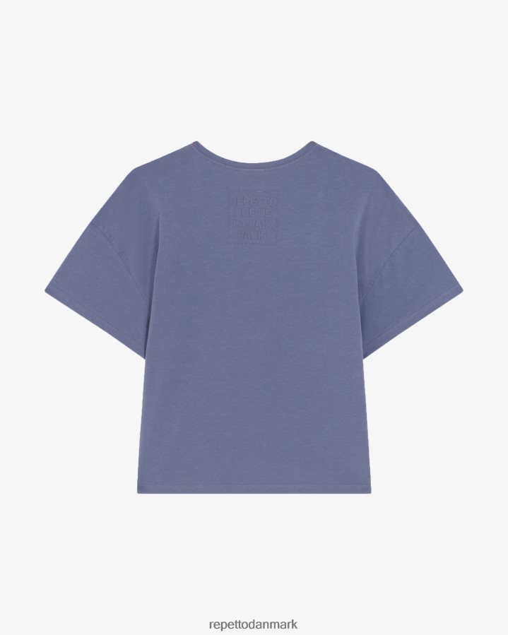 Repetto rue de la paix t-shirt Kvinder midnatsblå tøj FH8P2B315