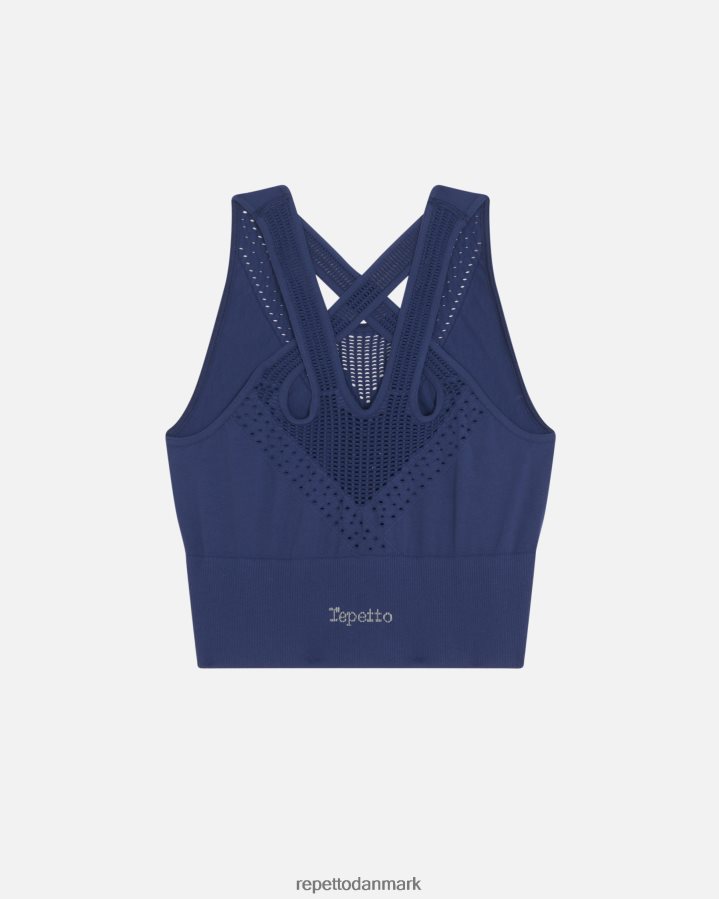 Repetto sømløs tanktop Kvinder Marine blå tøj FH8P2B324