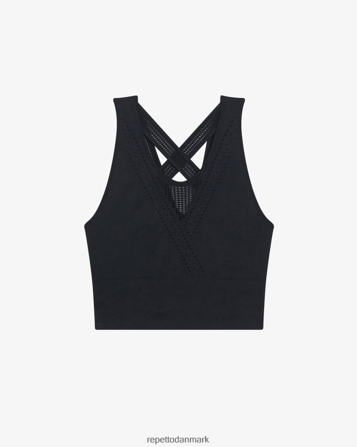 Repetto sømløs tanktop Kvinder sort tøj FH8P2B325