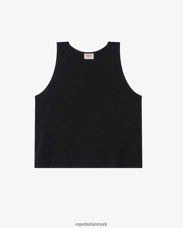 Repetto studio draperet tanktop Kvinder sort tøj FH8P2B339