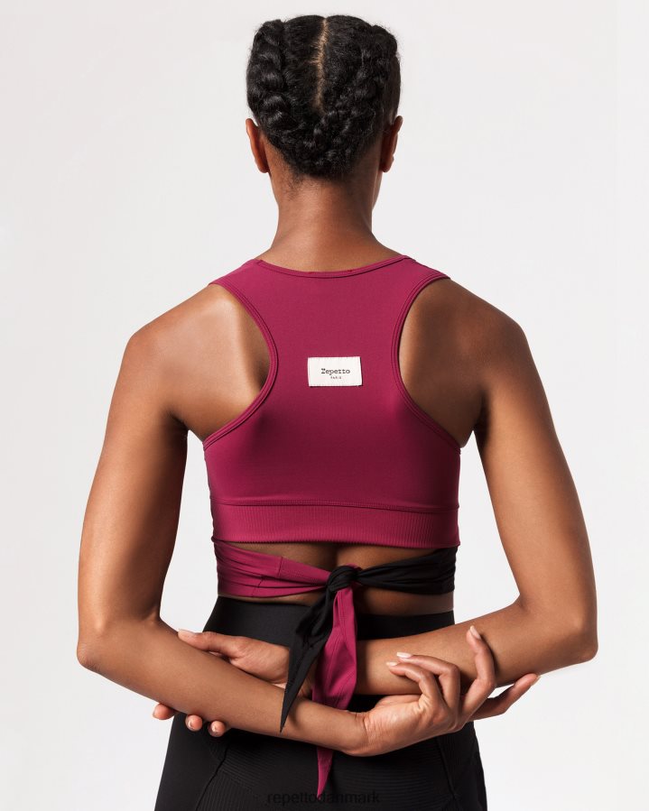 Repetto top til at binde Kvinder bordeaux rød tøj FH8P2B318
