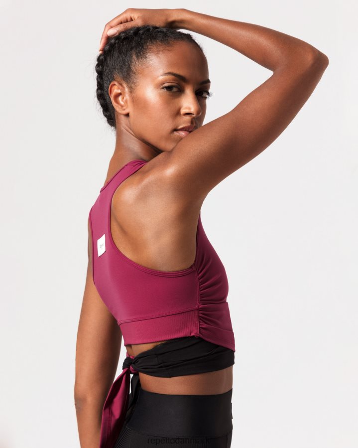 Repetto top til at binde Kvinder bordeaux rød tøj FH8P2B318
