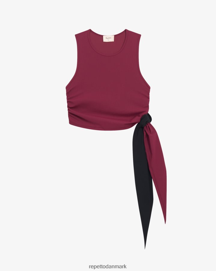 Repetto top til at binde Kvinder bordeaux rød tøj FH8P2B318