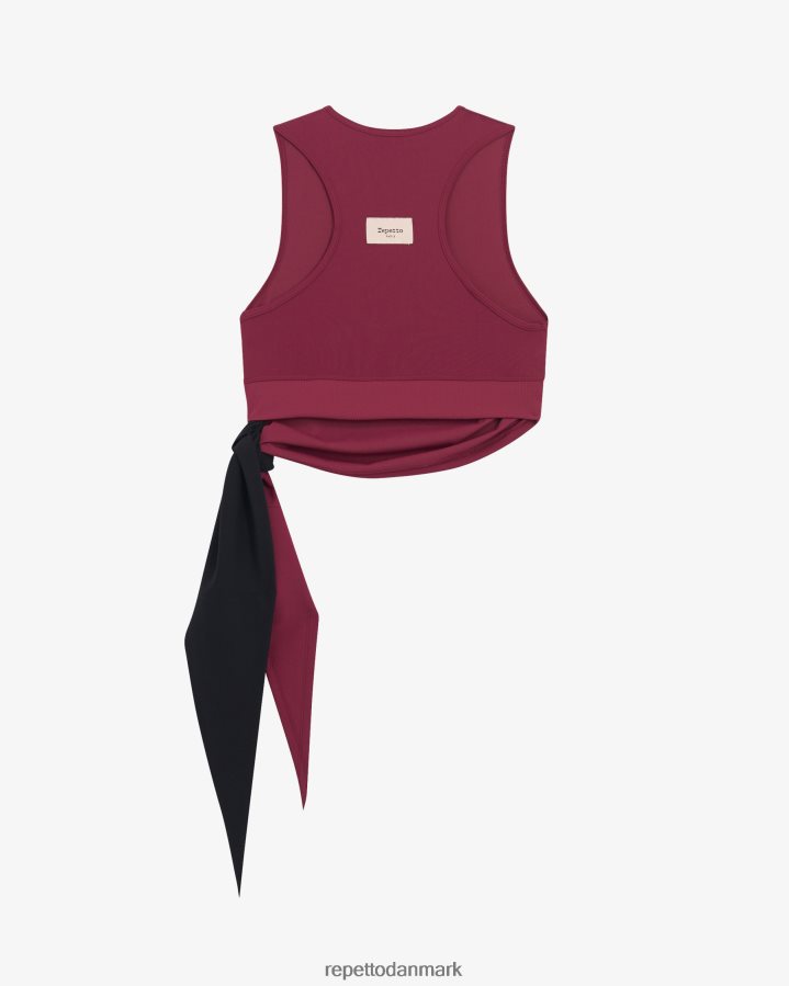 Repetto top til at binde Kvinder bordeaux rød tøj FH8P2B318