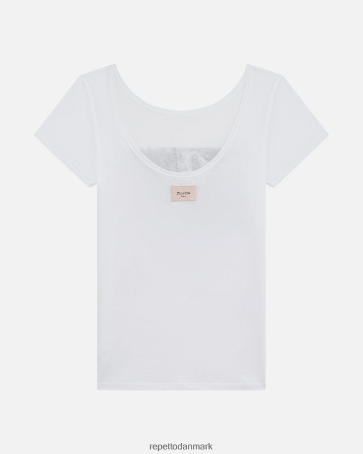 Repetto urban ballet t-shirt Kvinder hvid tøj FH8P2B345