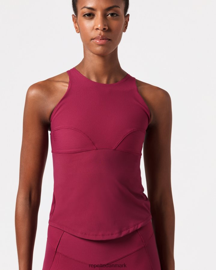 Repetto øve tank top Kvinder bordeaux rød tøj FH8P2B319