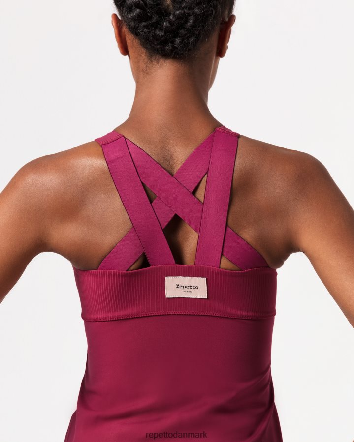 Repetto øve tank top Kvinder bordeaux rød tøj FH8P2B319