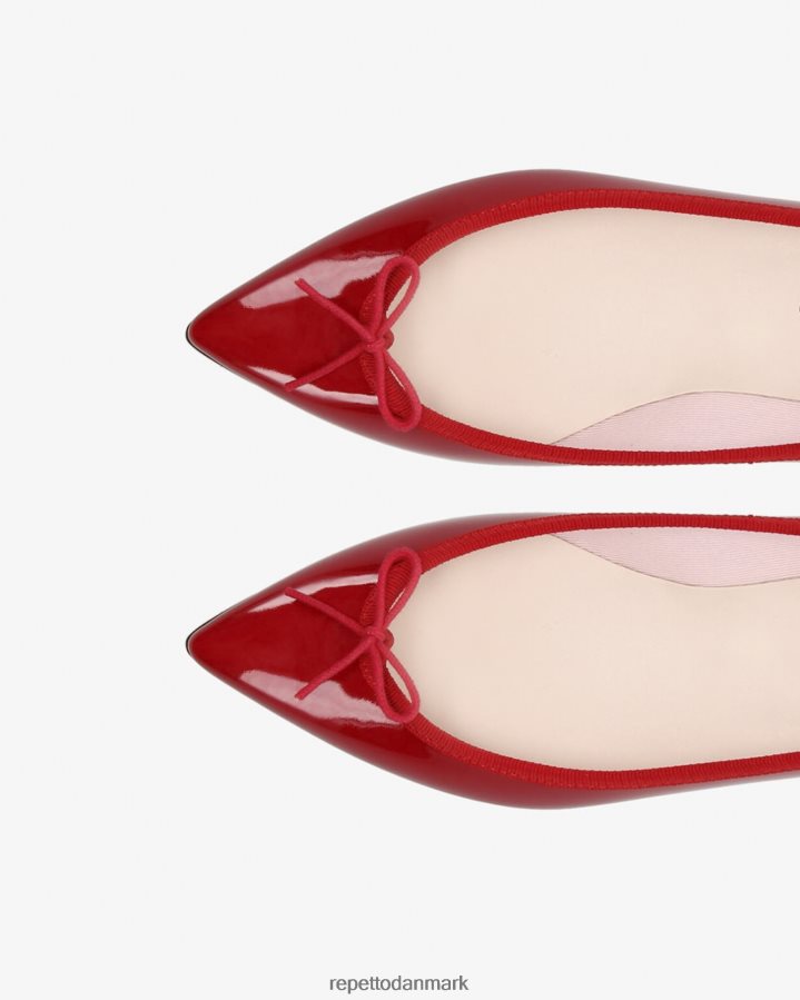 Repetto brigitte ballerinaer med spids tå Kvinder flammende rød fodtøj FH8P2B59