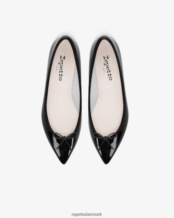 Repetto brigitte ballerinaer med spids tå Kvinder sort fodtøj FH8P2B103