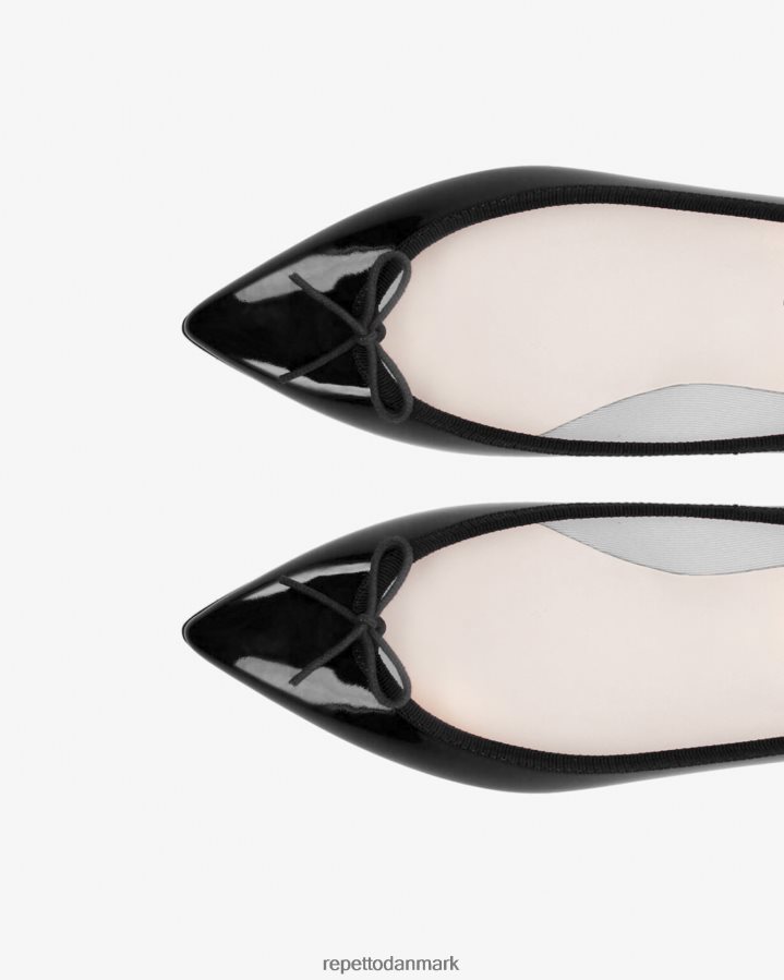 Repetto brigitte ballerinaer med spids tå Kvinder sort fodtøj FH8P2B103