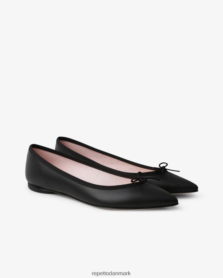 Repetto brigitte ballerinaer med spids tå Kvinder sort fodtøj FH8P2B142