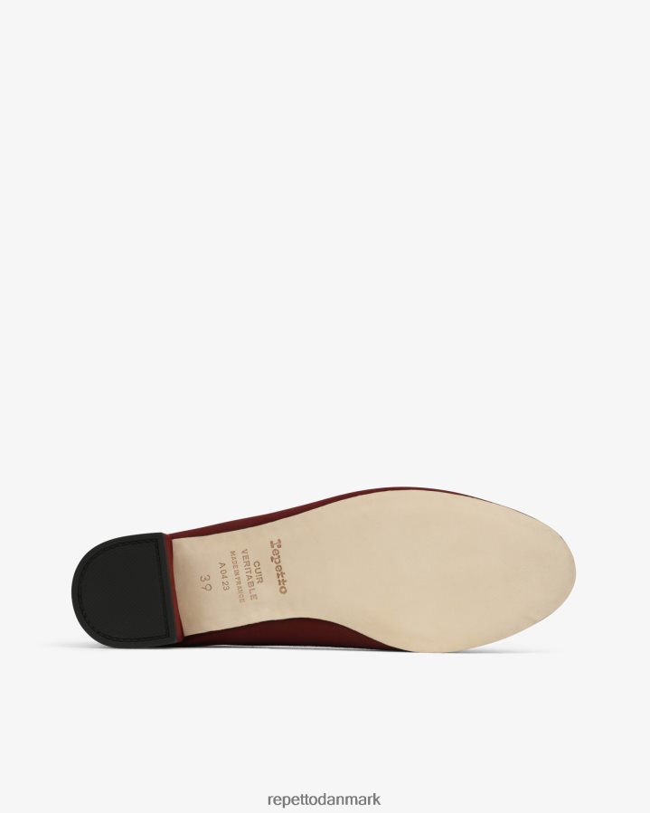 Repetto camille ballerinaer - satin Kvinder pommard rød fodtøj FH8P2B2