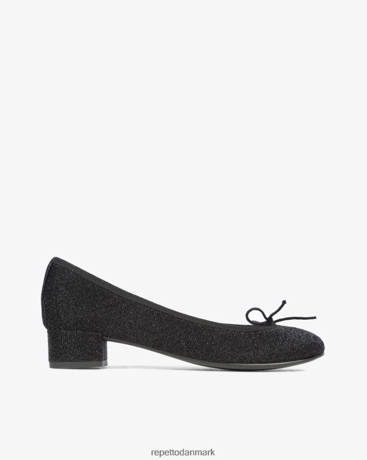 Repetto camille ballerinaer - skinnende Kvinder sort fodtøj FH8P2B104