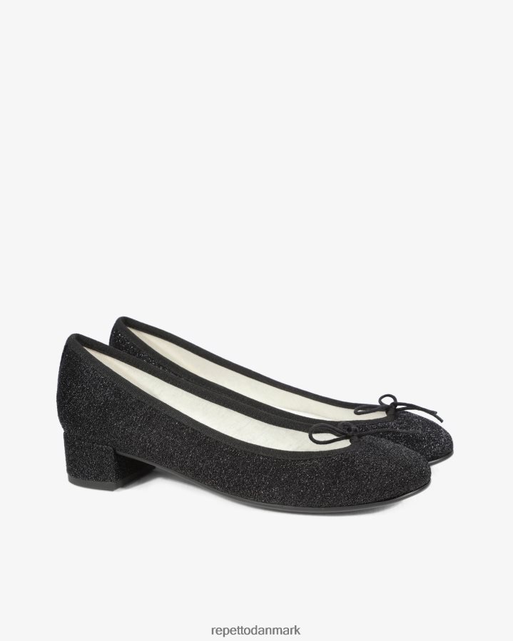 Repetto camille ballerinaer - skinnende Kvinder sort fodtøj FH8P2B104