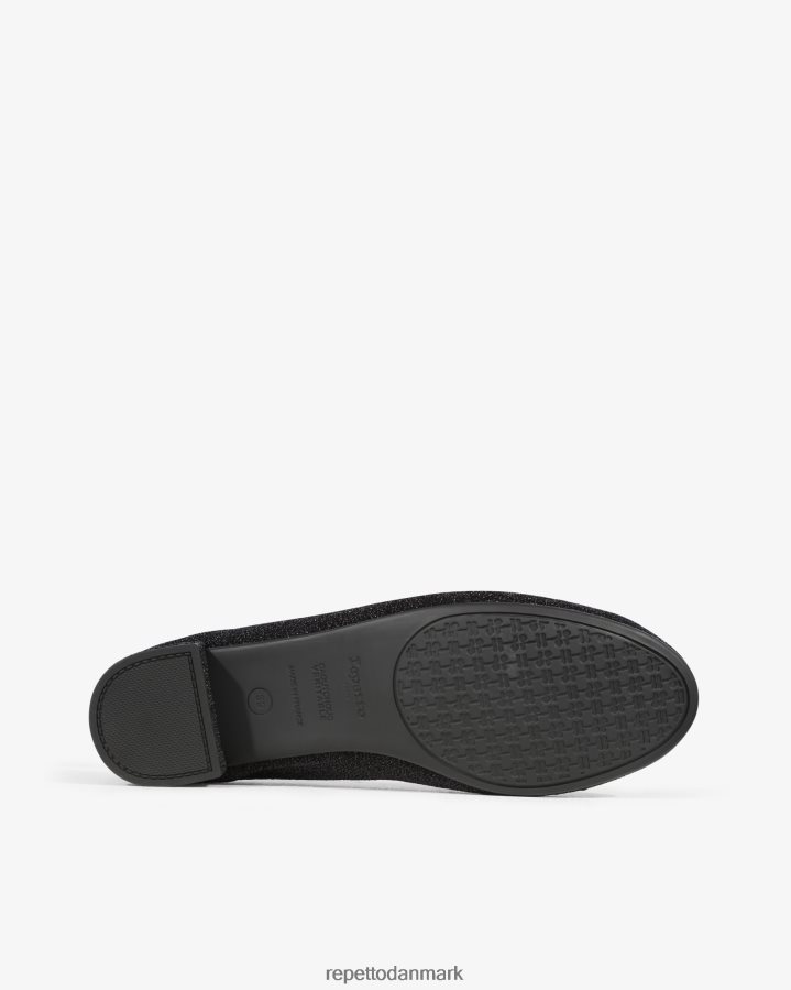 Repetto camille ballerinaer - skinnende Kvinder sort fodtøj FH8P2B104
