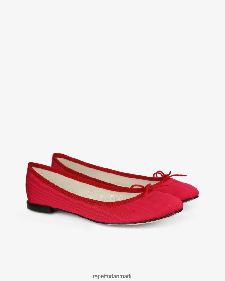 Repetto cendrillon ballerinaer - satin Kvinder hindbærrosa og flammende rød fodtøj FH8P2B52