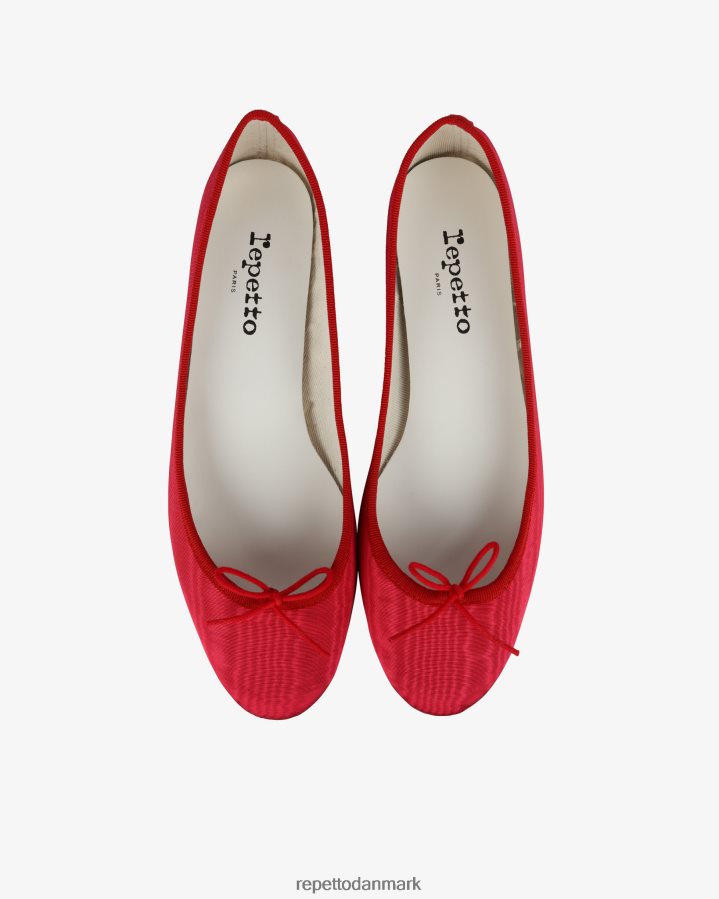 Repetto cendrillon ballerinaer - satin Kvinder hindbærrosa og flammende rød fodtøj FH8P2B52