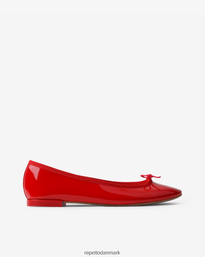 Repetto cendrillon ballerinaer - veganske Kvinder flammende rød fodtøj FH8P2B121