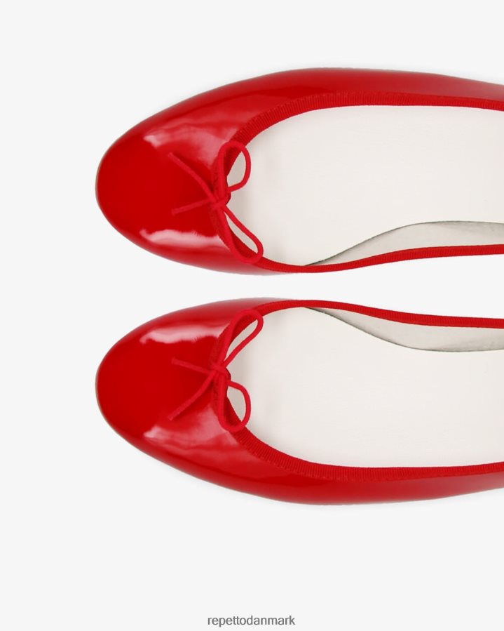 Repetto cendrillon ballerinaer - veganske Kvinder flammende rød fodtøj FH8P2B121
