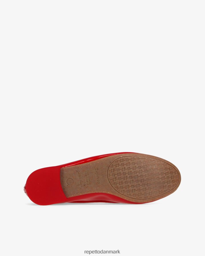 Repetto cendrillon ballerinaer - veganske Kvinder flammende rød fodtøj FH8P2B121