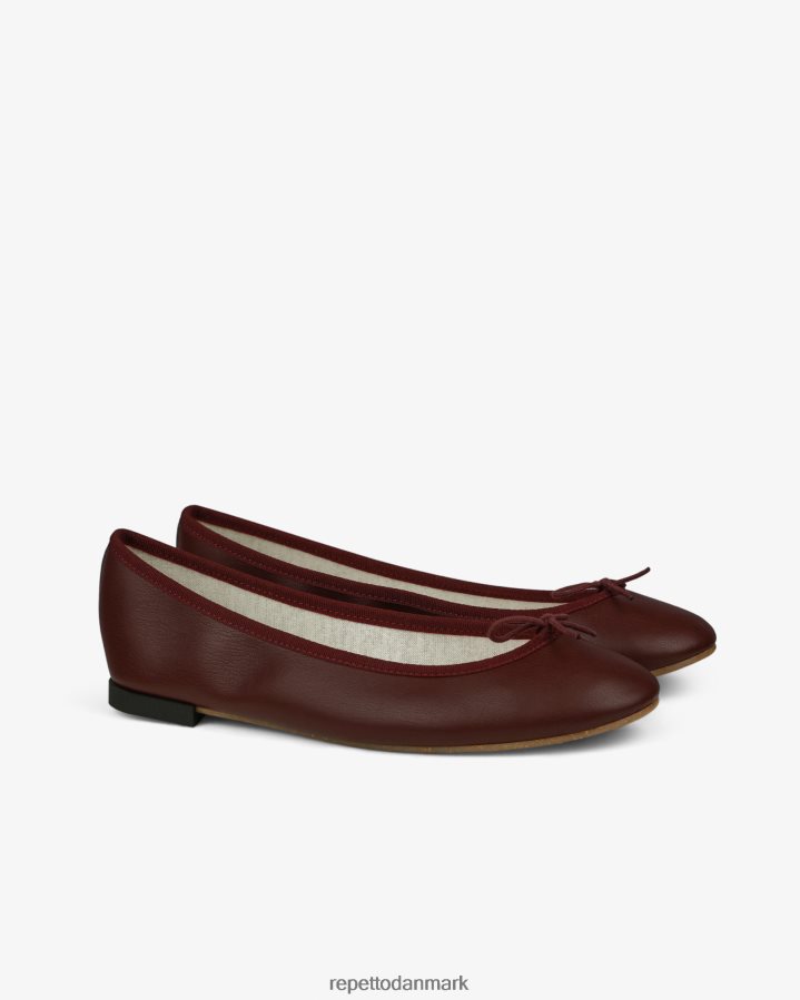 Repetto cendrillon ballerinaer - veganske Kvinder pommard rød fodtøj FH8P2B5