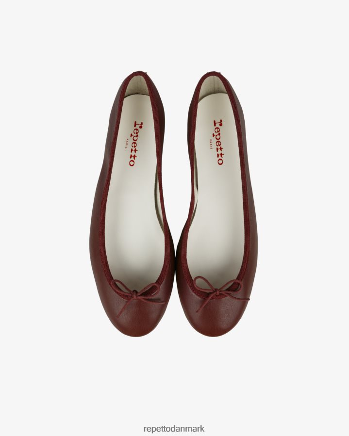 Repetto cendrillon ballerinaer - veganske Kvinder pommard rød fodtøj FH8P2B5