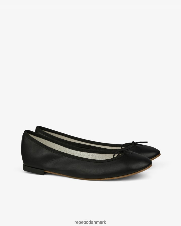 Repetto cendrillon ballerinaer - veganske Kvinder sort fodtøj FH8P2B30