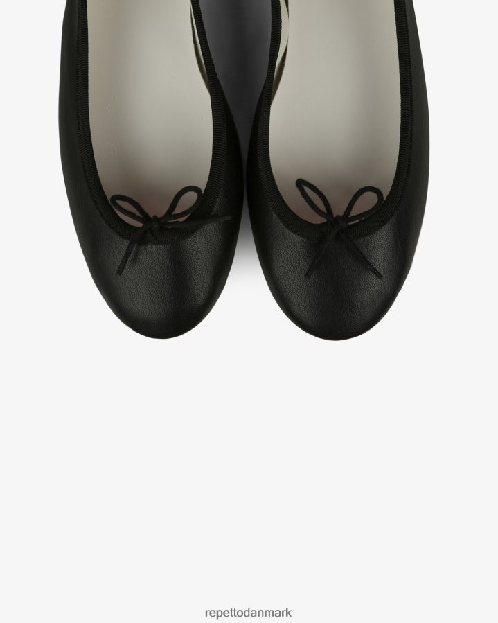 Repetto cendrillon ballerinaer - veganske Kvinder sort fodtøj FH8P2B30