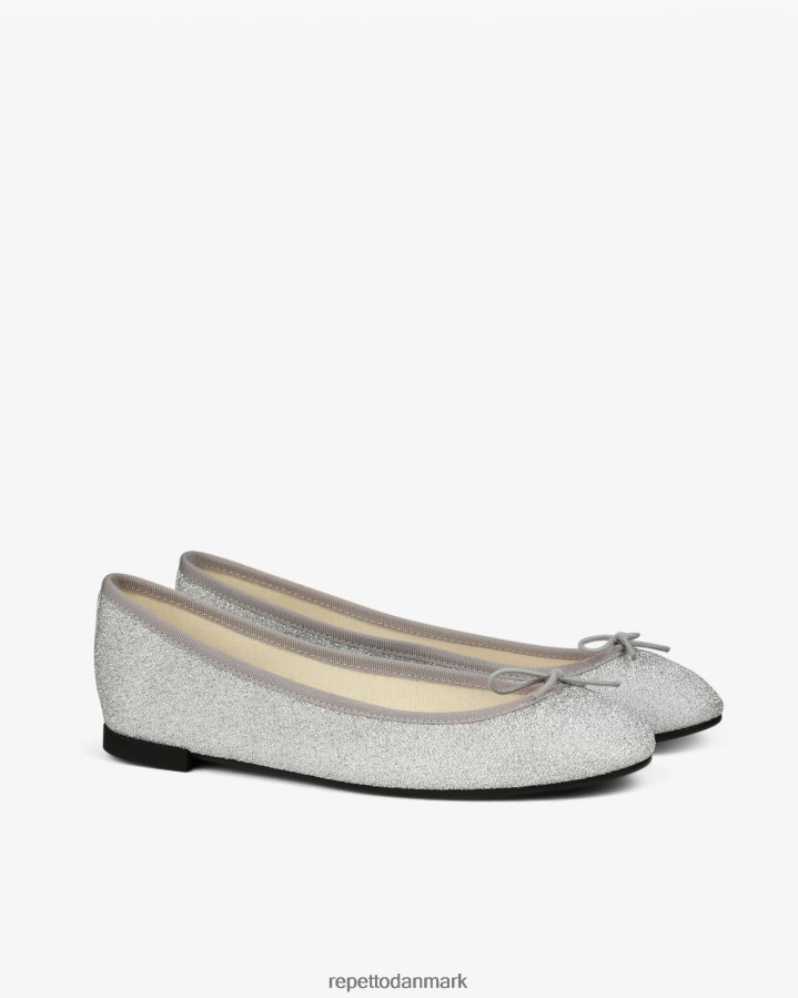 Repetto cendrillon ballerinaer - veganske - skinnende Kvinder sølv fodtøj FH8P2B87