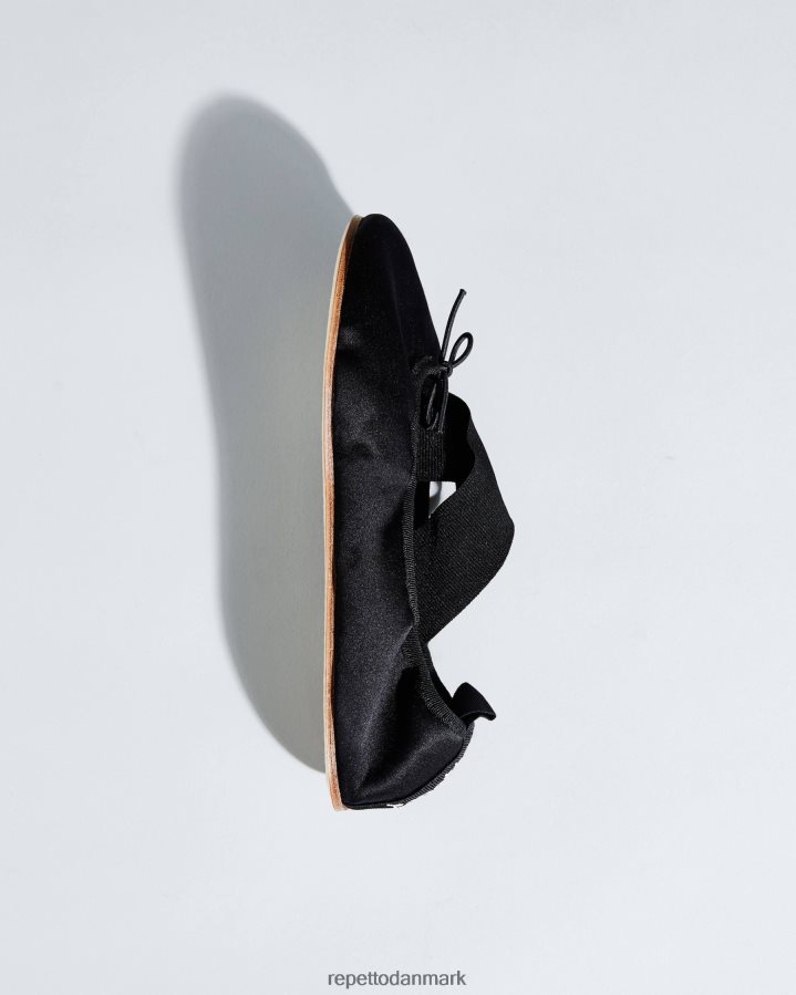 Repetto gianna ballerinaer - satin Kvinder sort fodtøj FH8P2B19