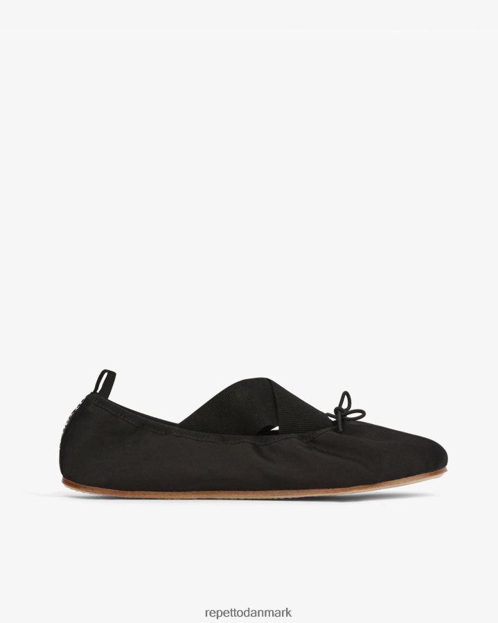 Repetto gianna ballerinaer - satin Kvinder sort fodtøj FH8P2B19