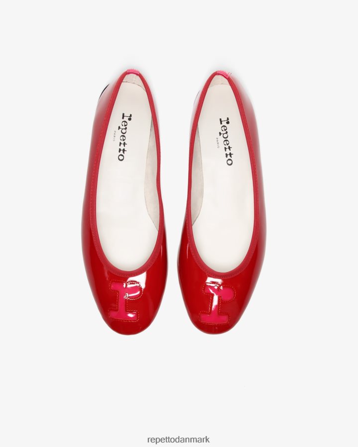 Repetto grenadine ballerinaer Kvinder hindbærrosa og flammende rød fodtøj FH8P2B122