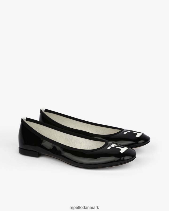 Repetto grenadine ballerinaer Kvinder sort og hvid fodtøj FH8P2B54