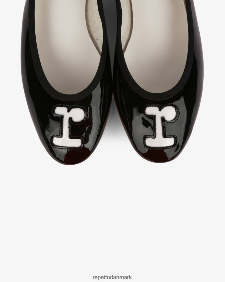 Repetto grenadine ballerinaer Kvinder sort og hvid fodtøj FH8P2B54