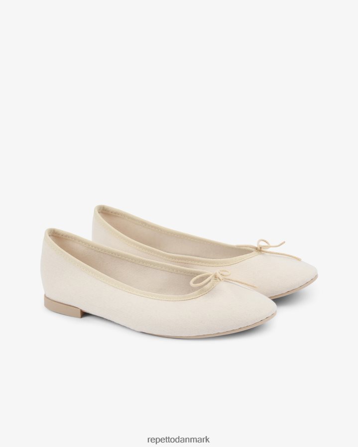 Repetto høj cendrillon ballerinaer - veganske Kvinder hør beige fodtøj FH8P2B107