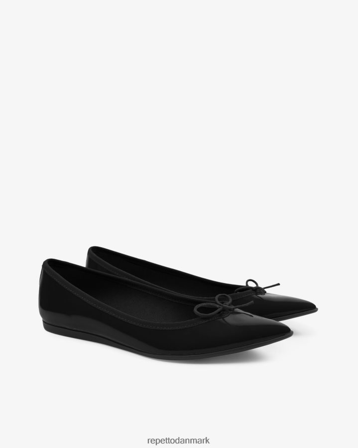 Repetto junon ballerinaer med spids tå Kvinder sort fodtøj FH8P2B143