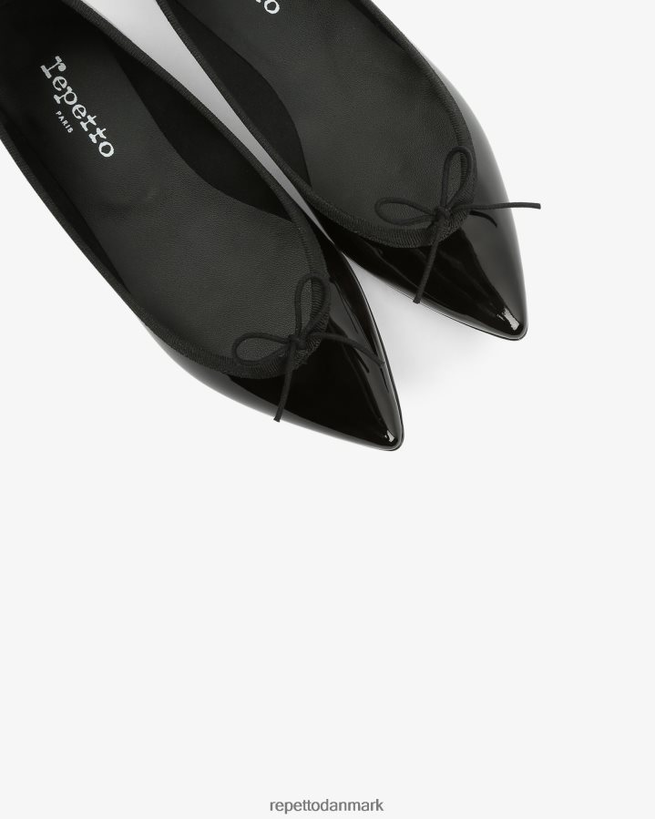 Repetto junon ballerinaer med spids tå Kvinder sort fodtøj FH8P2B143