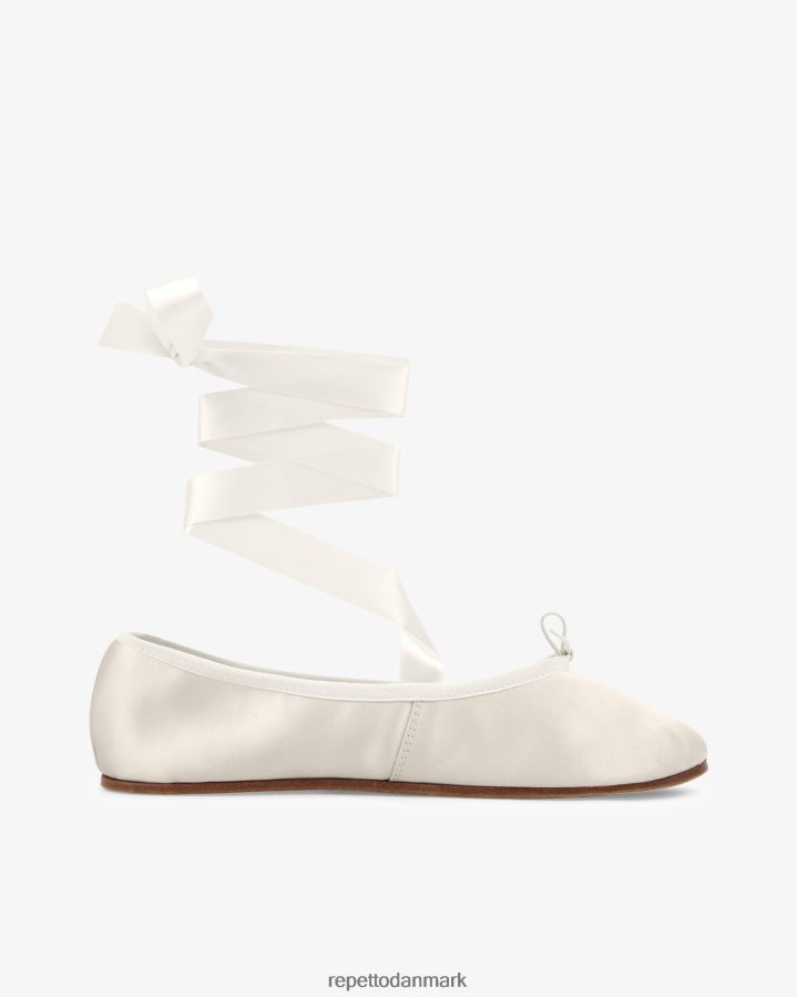 Repetto sophia ballerinaer - satin Kvinder elfenben hvid fodtøj FH8P2B49