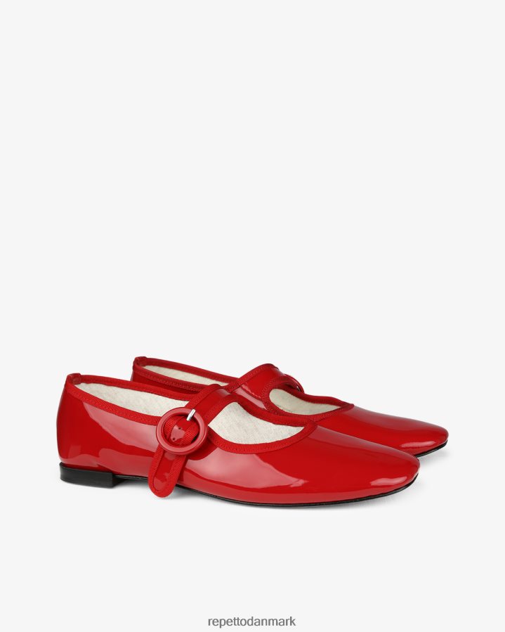 Repetto georgia mary janes Kvinder flammende rød fodtøj FH8P2B158