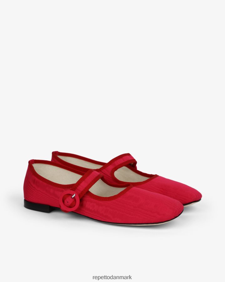 Repetto georgia mary janes - satin Kvinder hindbærrosa og flammende rød fodtøj FH8P2B167
