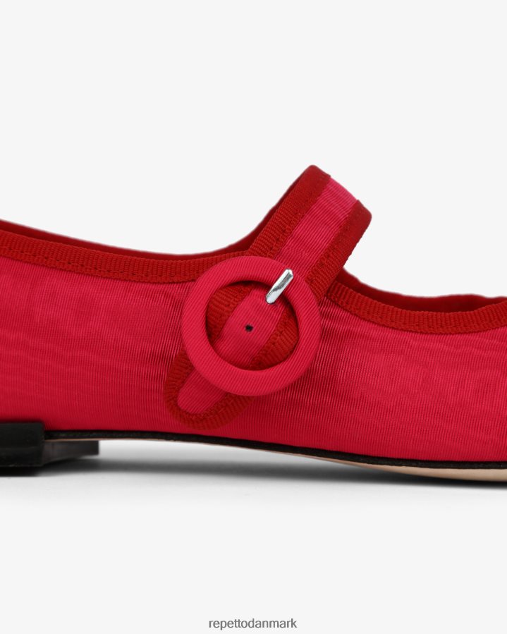 Repetto georgia mary janes - satin Kvinder hindbærrosa og flammende rød fodtøj FH8P2B167