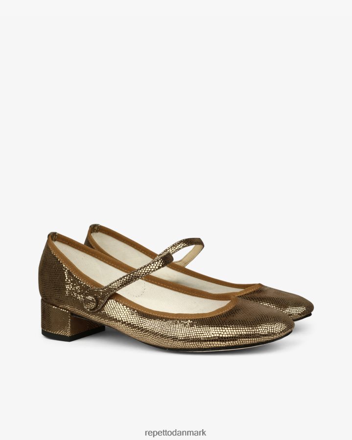 Repetto rose mary janes Kvinder antik guld fodtøj FH8P2B148