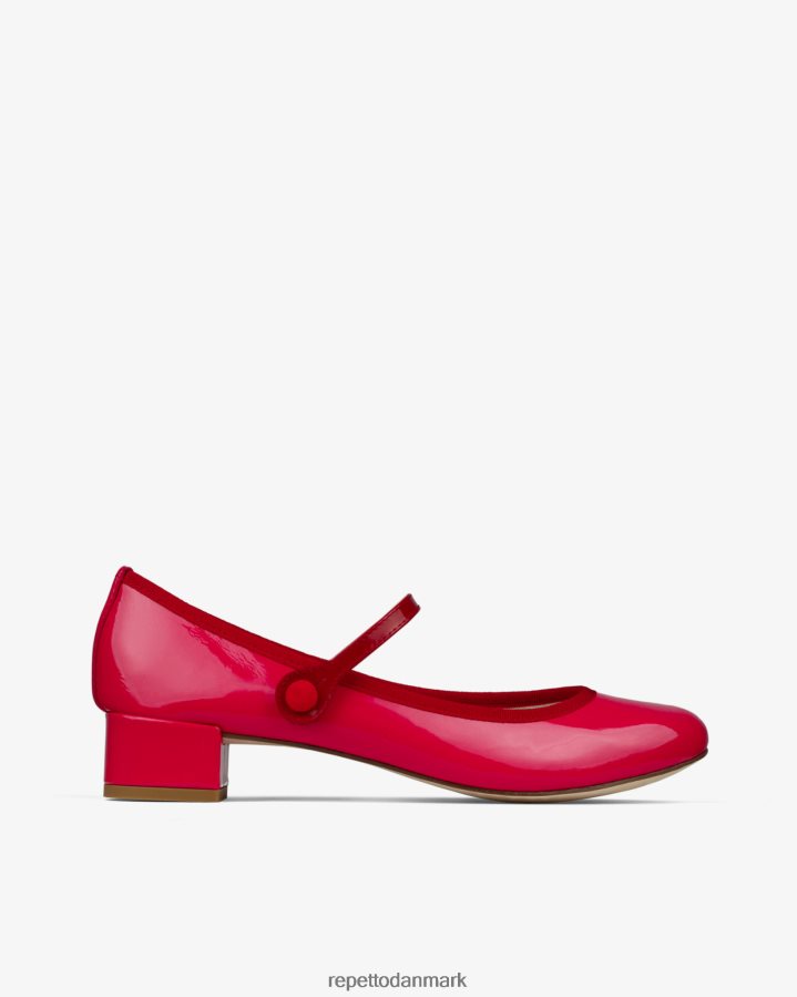 Repetto rose mary janes Kvinder hindbærrosa og flammende rød fodtøj FH8P2B166
