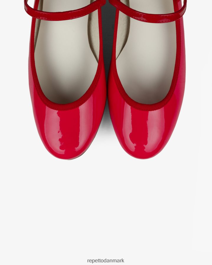 Repetto rose mary janes Kvinder hindbærrosa og flammende rød fodtøj FH8P2B166