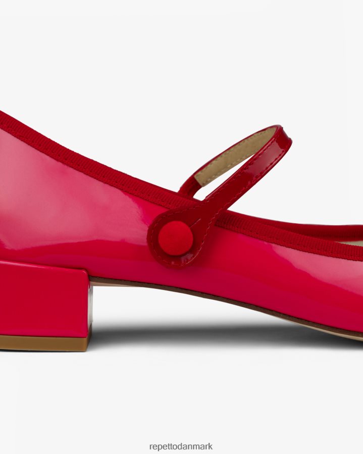 Repetto rose mary janes Kvinder hindbærrosa og flammende rød fodtøj FH8P2B166