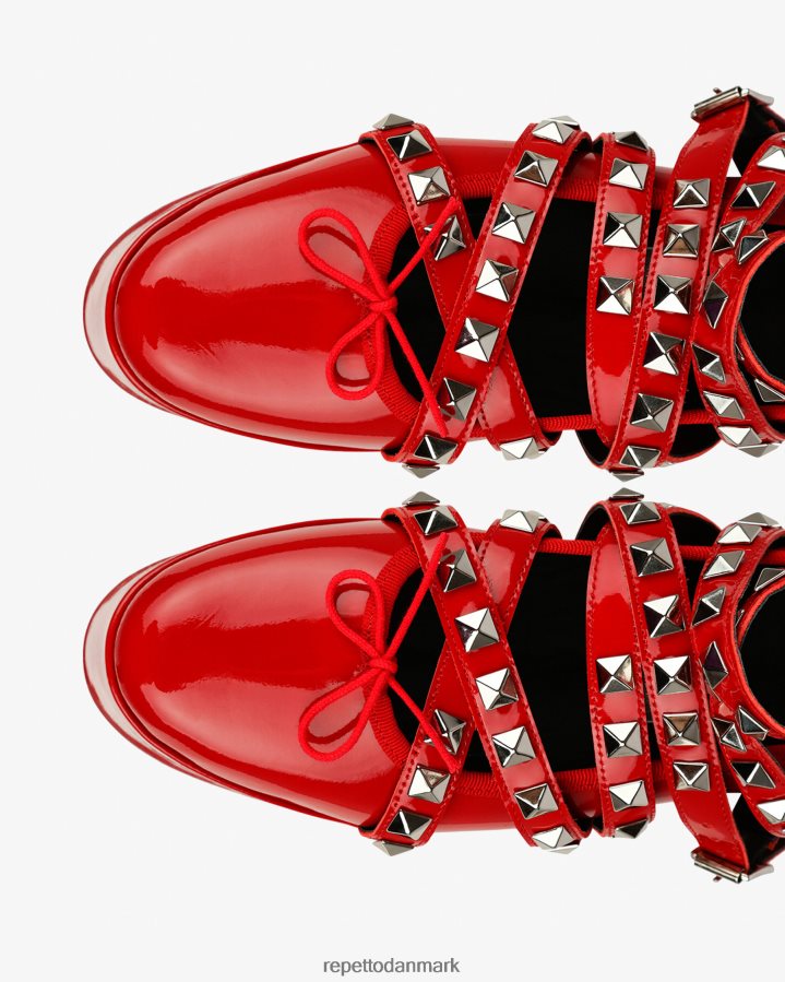 Repetto x noir kei ninomiya - platform mary janes med ankelrem Kvinder flammende rød fodtøj FH8P2B180