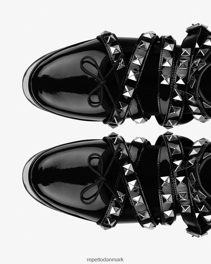 Repetto x noir kei ninomiya - platform mary janes med ankelrem Kvinder sort fodtøj FH8P2B181