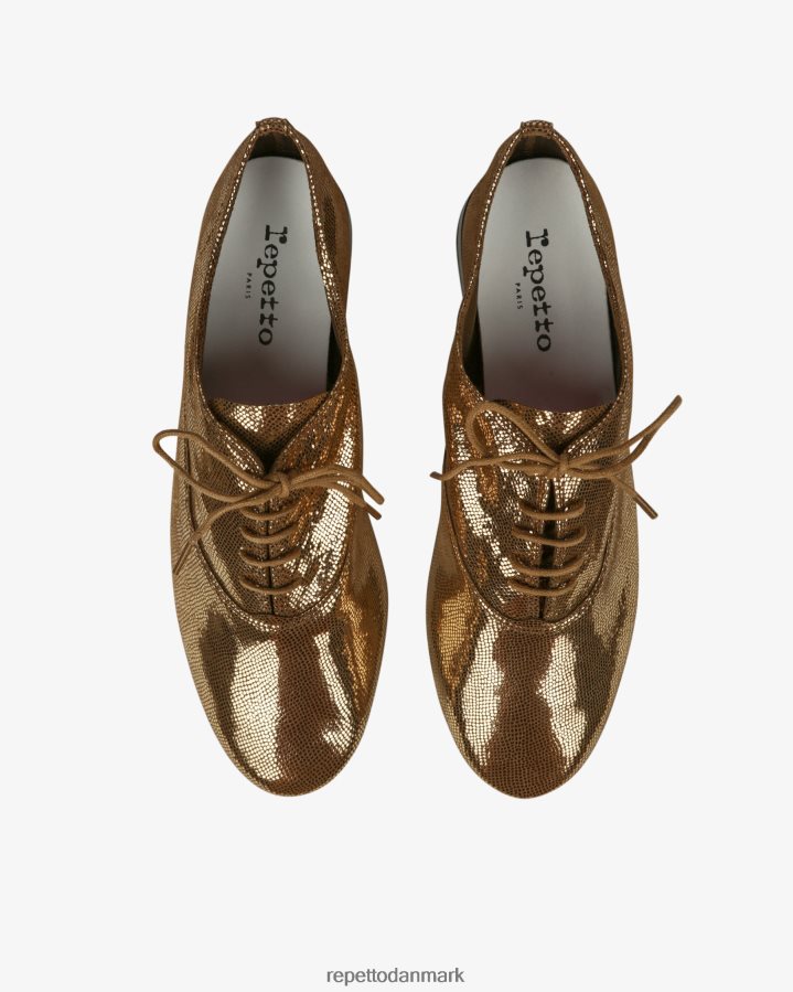 Repetto zizi oxford sko Kvinder antik guld fodtøj FH8P2B214