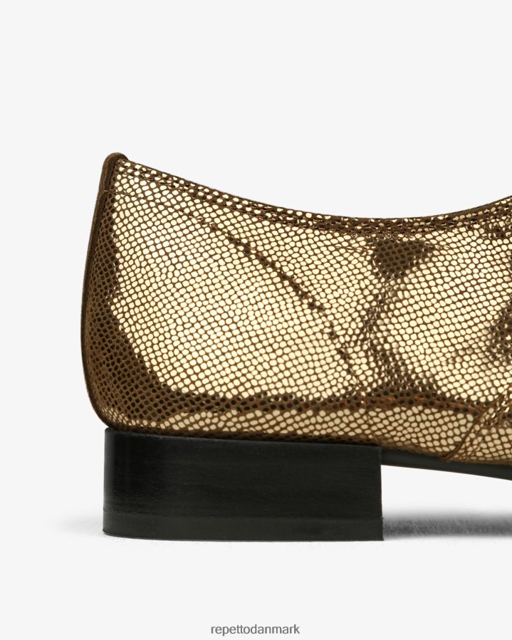 Repetto zizi oxford sko Kvinder antik guld fodtøj FH8P2B214
